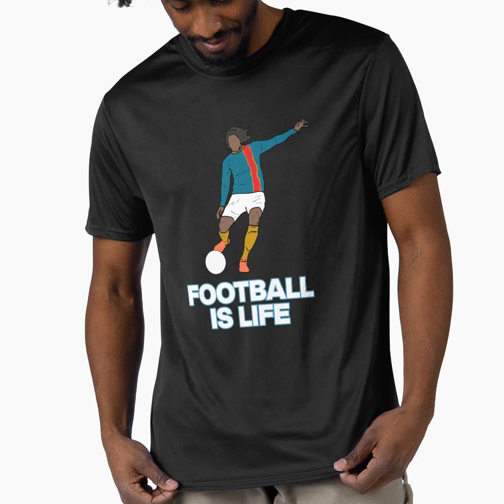 Football Is Life T-Shirt - Aesthetic Graphic for Adults - T-Shirt, Sweatshirt, Hoodie