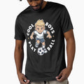 Play Ball Soccer Player Cartoon T-Shirt - Novelty Apparel for Adults - T-Shirt, Sweatshirt, Hoodie
