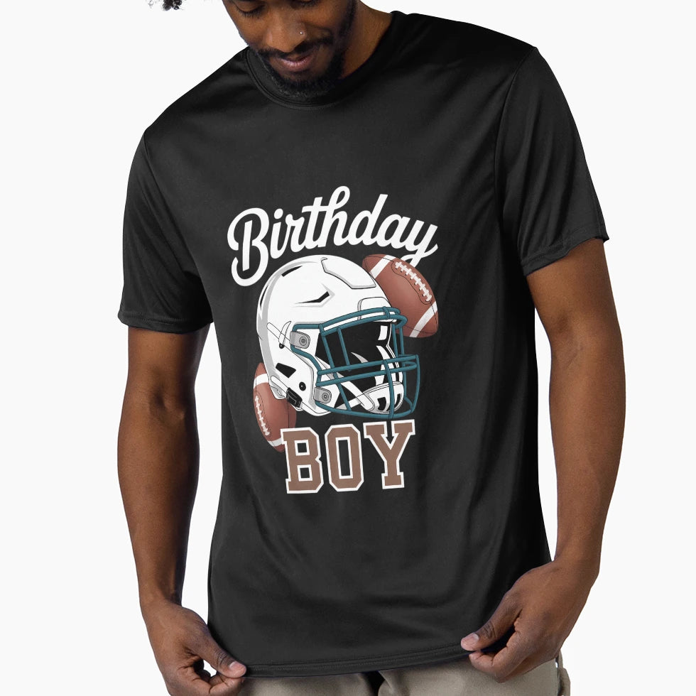 Birthday Football Birthday Party T-Shirt - Casual Everyday Wear for Adults - T-Shirt, Sweatshirt, Hoodie