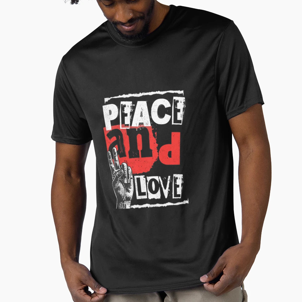 Peace And Love T-Shirt - Streetwear Style Men Women - T-Shirt, Sweatshirt, Hoodie