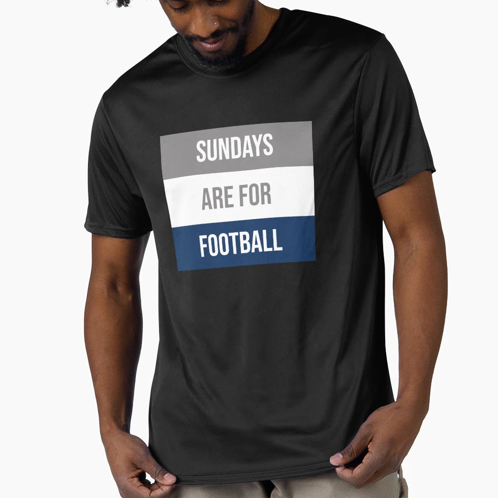 Sundays Are Football T-Shirt - Novelty Apparel Unisex - T-Shirt, Sweatshirt, Hoodie