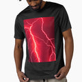 Red Lightning T-Shirt - Streetwear Style Men Women - T-Shirt, Sweatshirt, Hoodie