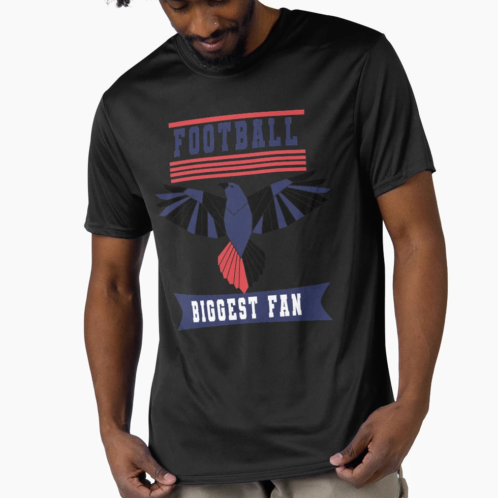 American Football Biggest Fan T-Shirt - Graphic Print Men Women - T-Shirt, Sweatshirt, Hoodie