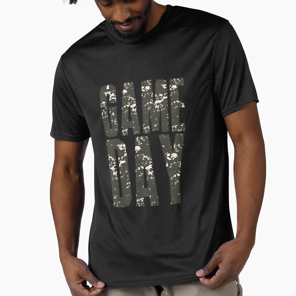 Game Day Distressed Typography Sport Fan T-Shirt - Graphic Print Unisex - T-Shirt, Sweatshirt, Hoodie