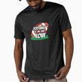 Football Love T-Shirt - Trendy Graphic for Adults - T-Shirt, Sweatshirt, Hoodie