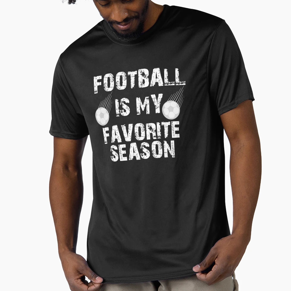 Football Is My Favorite Season Bold T-Shirt - Minimalist Print for Adults - T-Shirt, Sweatshirt, Hoodie