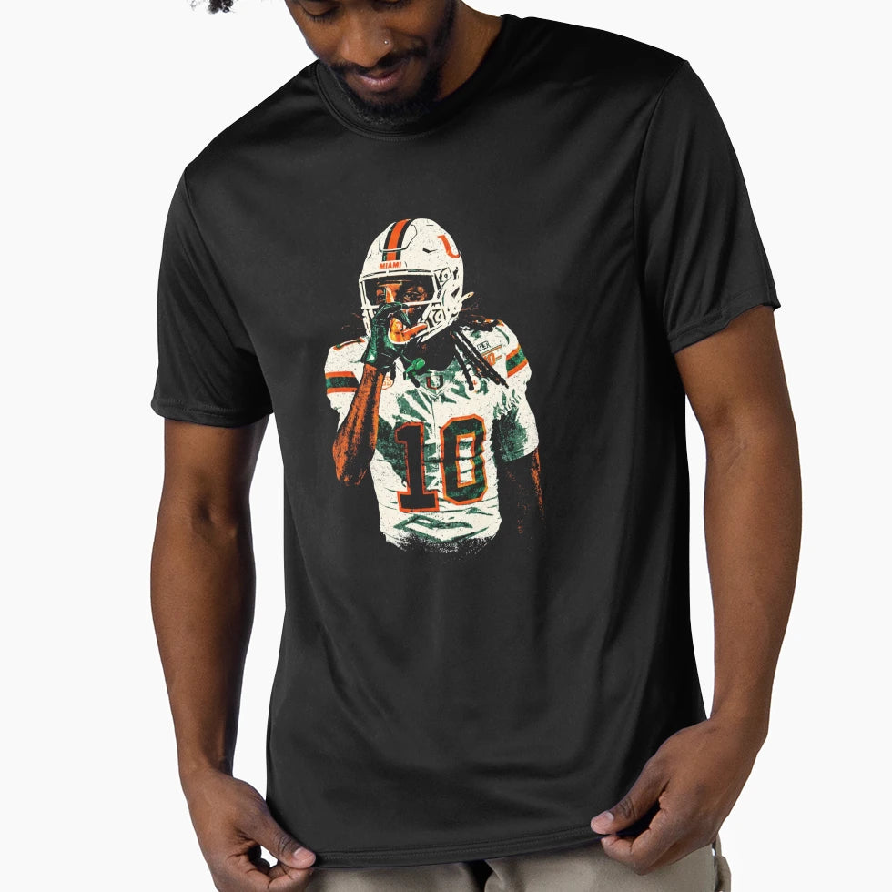 Malachi Toney Locked Miami Hurricanes Swag T-Shirt - Trendy Graphic Unisex - T-Shirt, Sweatshirt, Hoodie
