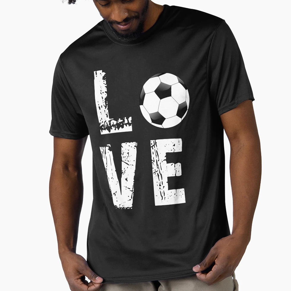 Love Soccer Lovers Ball Sports Love T-Shirt - Streetwear Style Men Women - T-Shirt, Sweatshirt, Hoodie