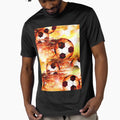 Football Soccer Ball Extreme Sports T-Shirt - Aesthetic Graphic for Adults - T-Shirt, Sweatshirt, Hoodie