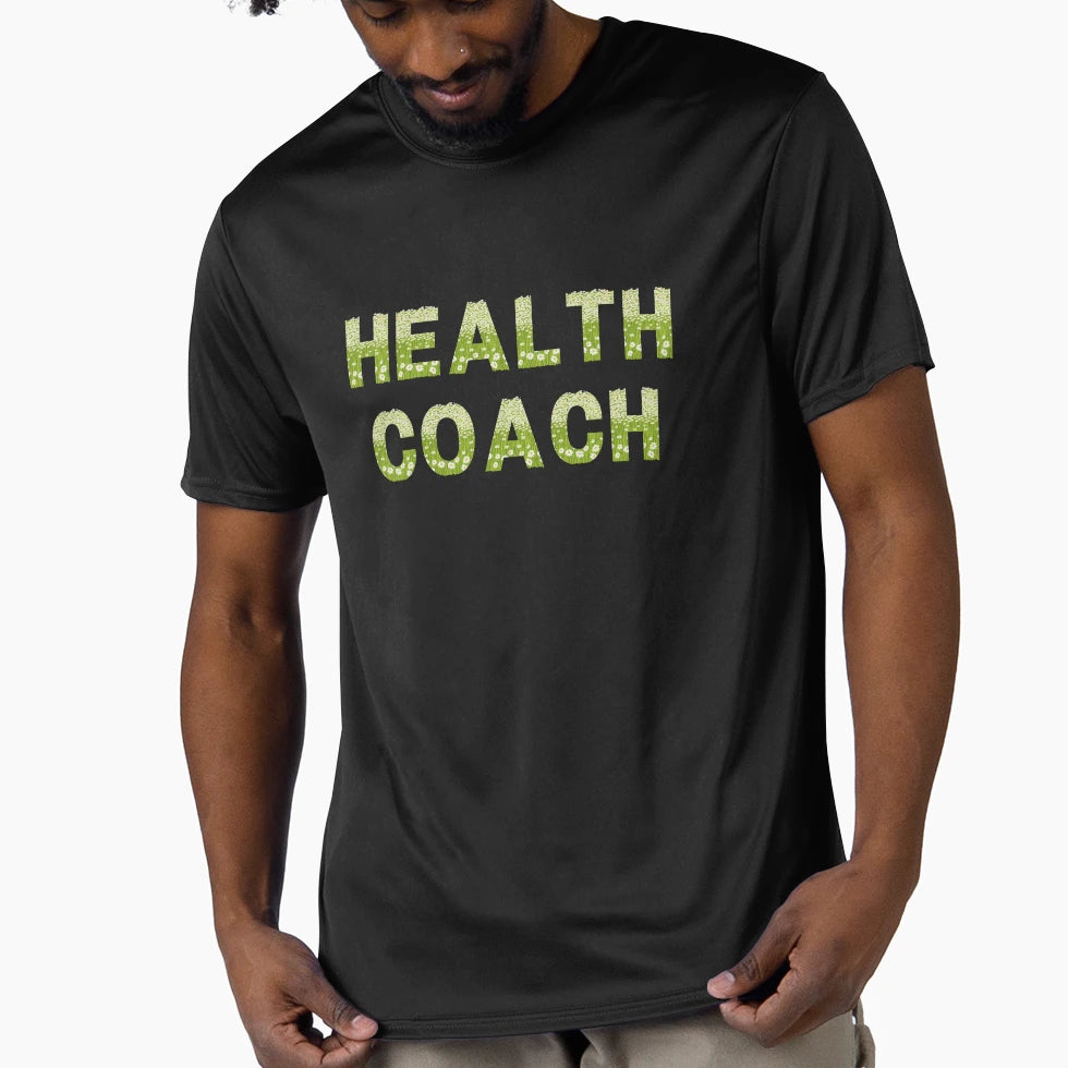 Health Coach Daisies T-Shirt - Fun Novelty Design for Adults - T-Shirt, Sweatshirt, Hoodie