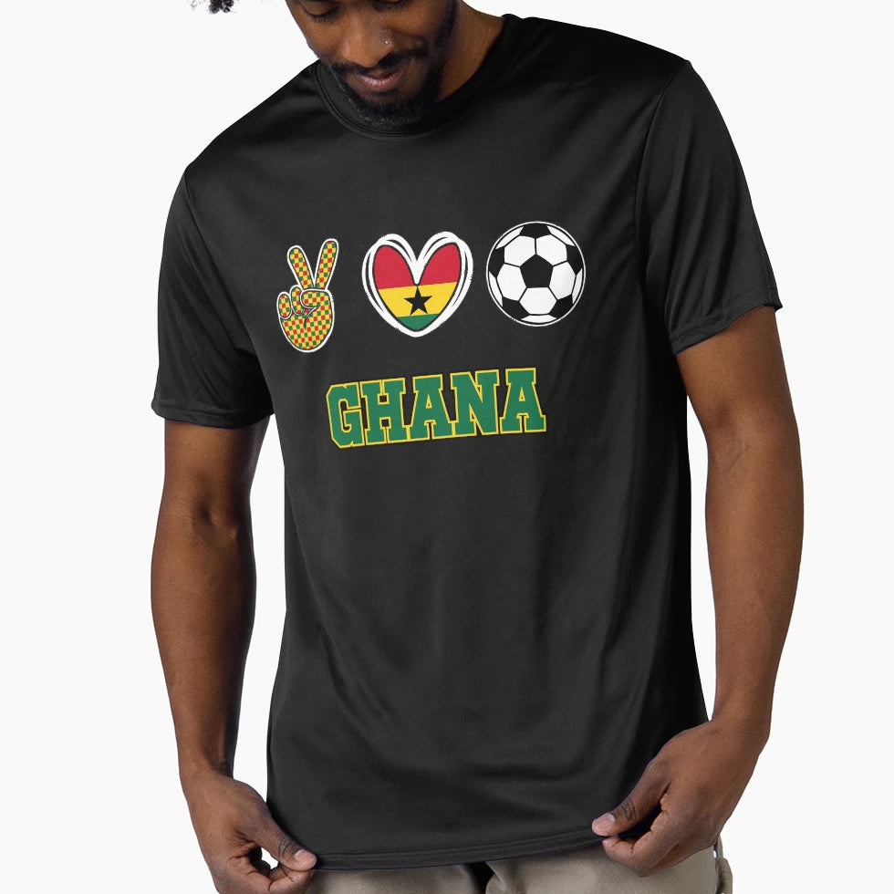 Ghana Inspired Everyday T-Shirt - Custom Art Print for Adults - T-Shirt, Sweatshirt, Hoodie