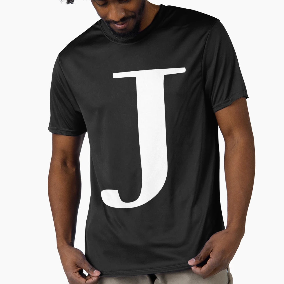 Letters Alphabet J T-Shirt - Aesthetic Graphic for Adults - T-Shirt, Sweatshirt, Hoodie
