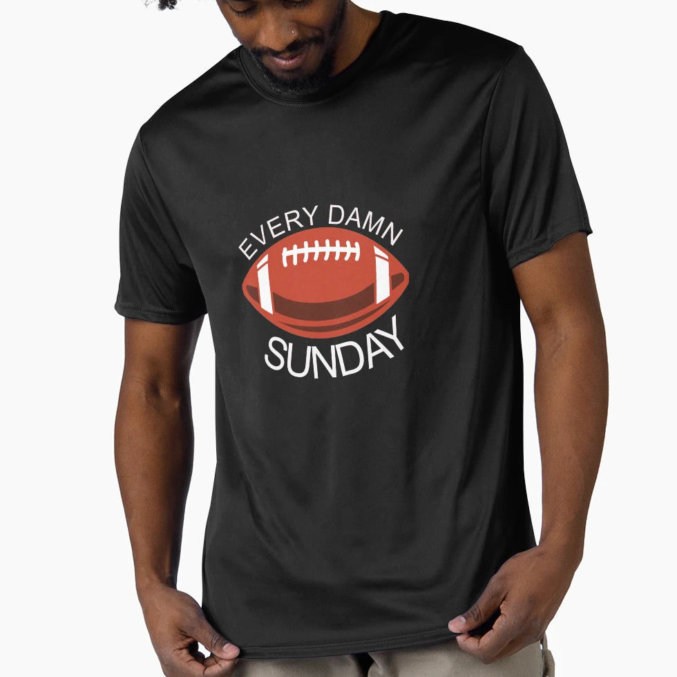 American Football Every Damn Sunday T-Shirt - Custom Art Print for Adults - T-Shirt, Sweatshirt, Hoodie