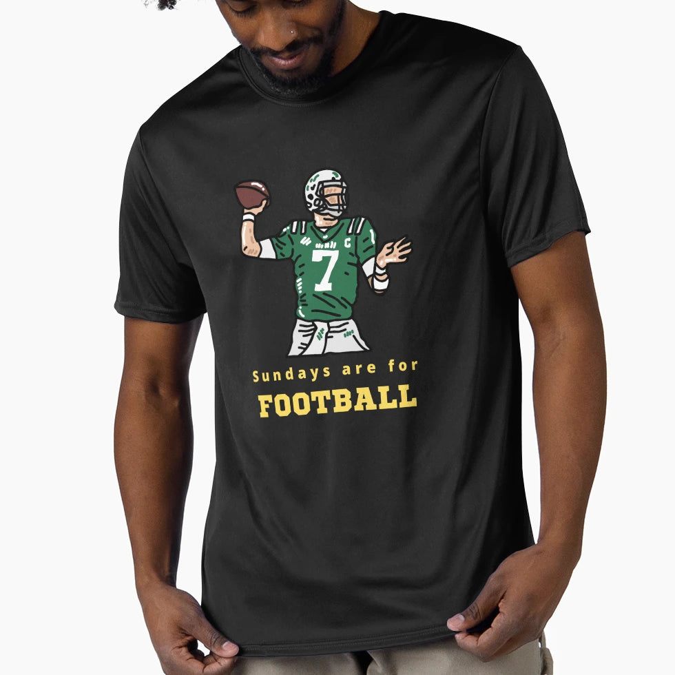 Sundays Are Football Sunday Football T-Shirt - Casual Everyday Wear Unisex - T-Shirt, Sweatshirt, Hoodie