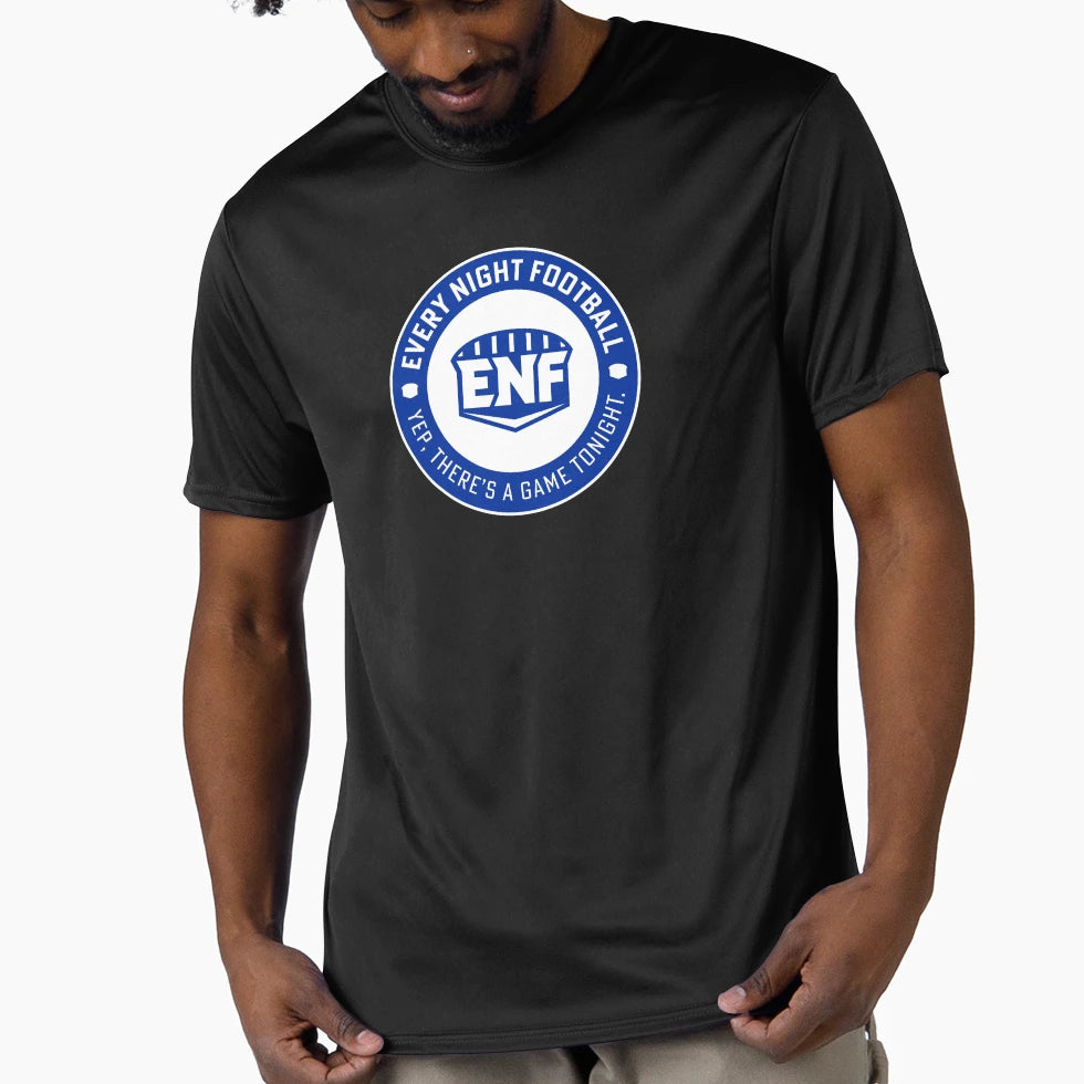 Every Night Football Circular Slogan T-Shirt - Minimalist Print Unisex - T-Shirt, Sweatshirt, Hoodie