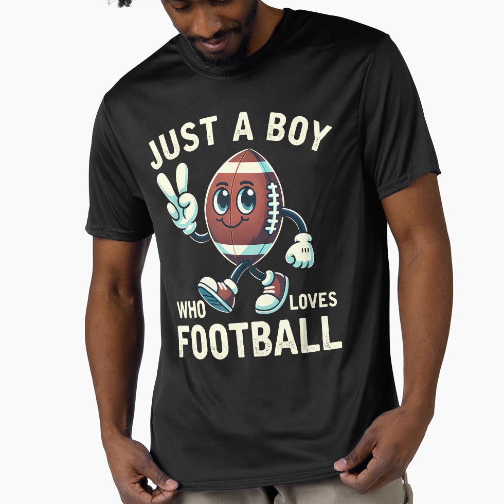 Just Who Loves Football T-Shirt - Trendy Graphic Men Women - T-Shirt, Sweatshirt, Hoodie