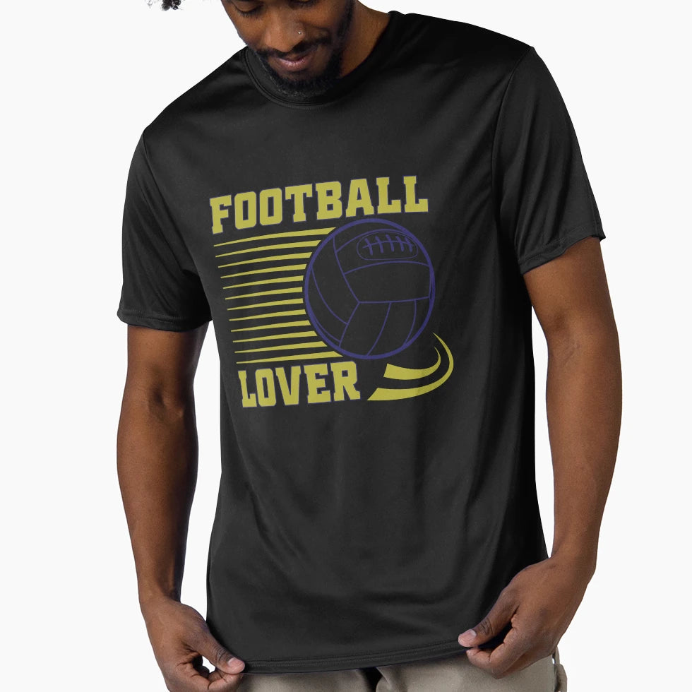 Football Lover Passion Football T-Shirt - Custom Art Print Unisex - T-Shirt, Sweatshirt, Hoodie