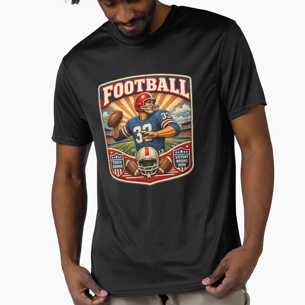 Football T-Shirt - Graphic Print for Adults - T-Shirt, Sweatshirt, Hoodie