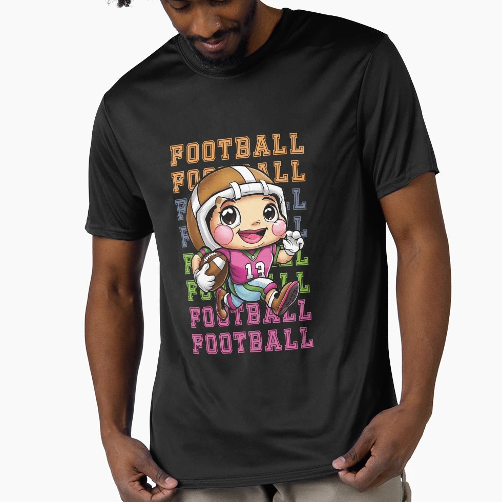 Kawaii Football T-Shirt - Casual Everyday Wear for Adults - T-Shirt, Sweatshirt, Hoodie
