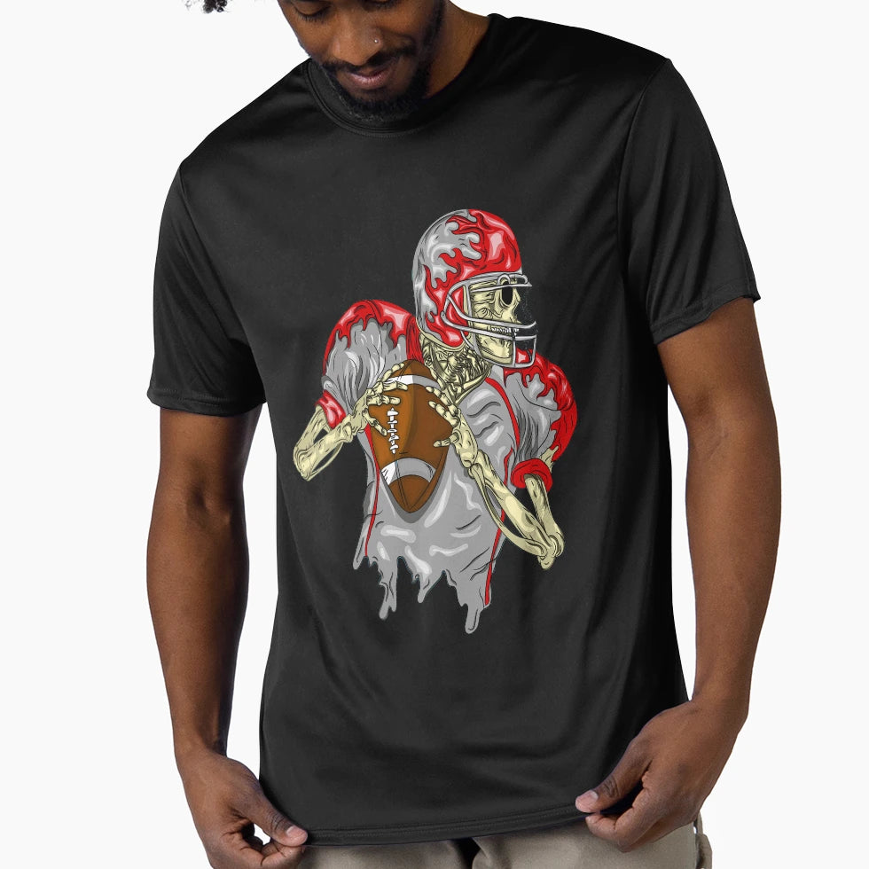Rugby League Ball American Football T-Shirt - Minimalist Print Unisex - T-Shirt, Sweatshirt, Hoodie