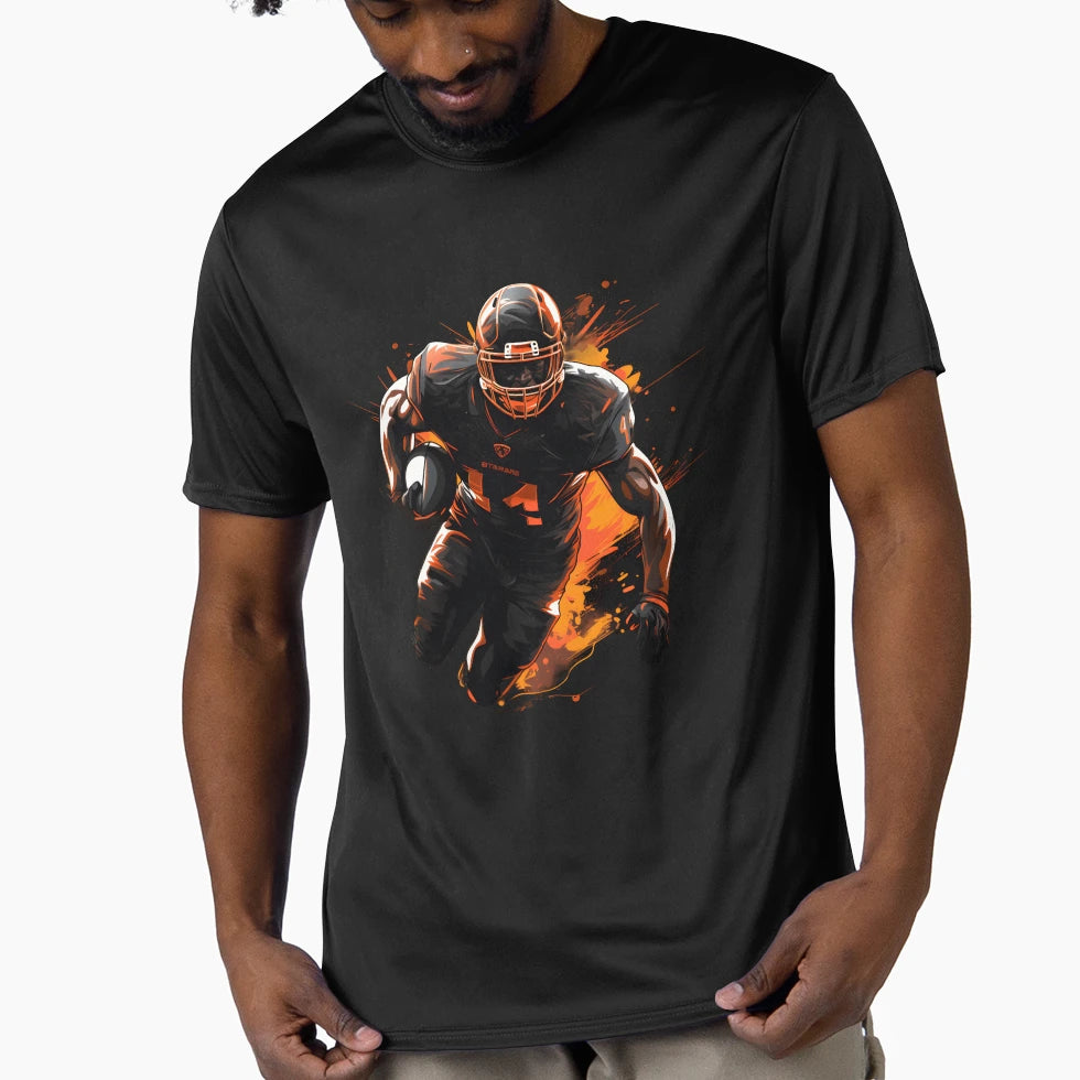 American Football Color Painting No 9 T-Shirt - Graphic Print for Adults - T-Shirt, Sweatshirt, Hoodie
