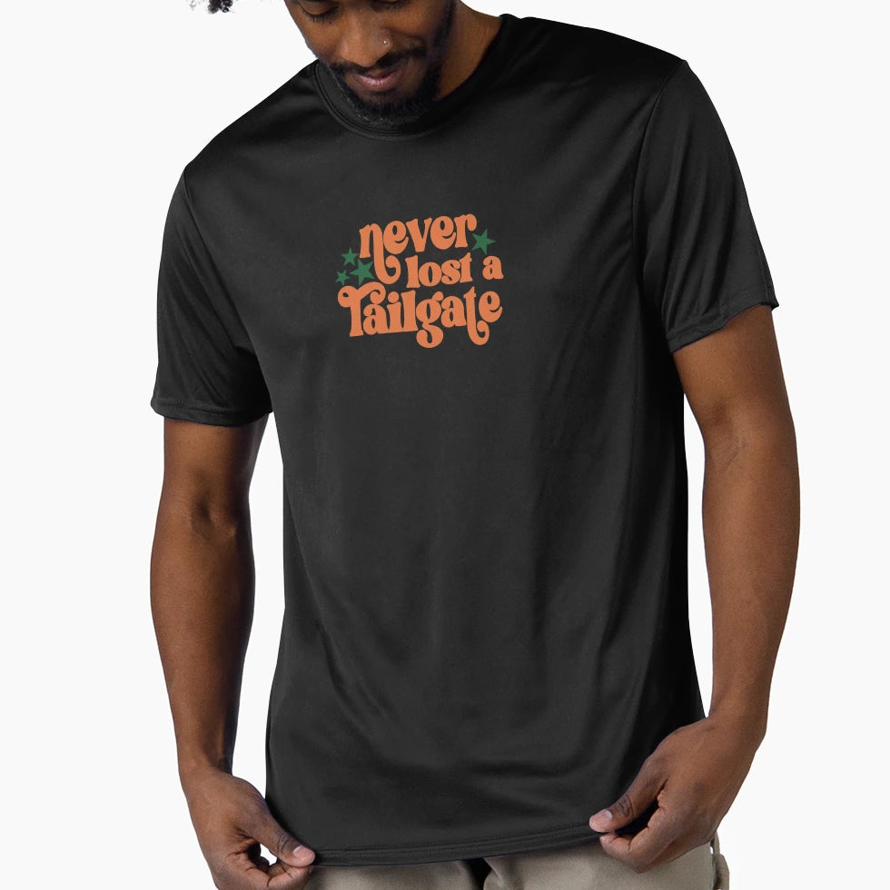 Never Lost Tailgate T-Shirt - Casual Everyday Wear Men Women - T-Shirt, Sweatshirt, Hoodie