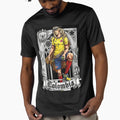Colombian Football Hero Gothic Cape T-Shirt - Unique Graphic for Adults - T-Shirt, Sweatshirt, Hoodie