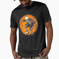 Soccer Skeleton Halloween Soccer T-Shirt - Novelty Apparel for Adults - T-Shirt, Sweatshirt, Hoodie
