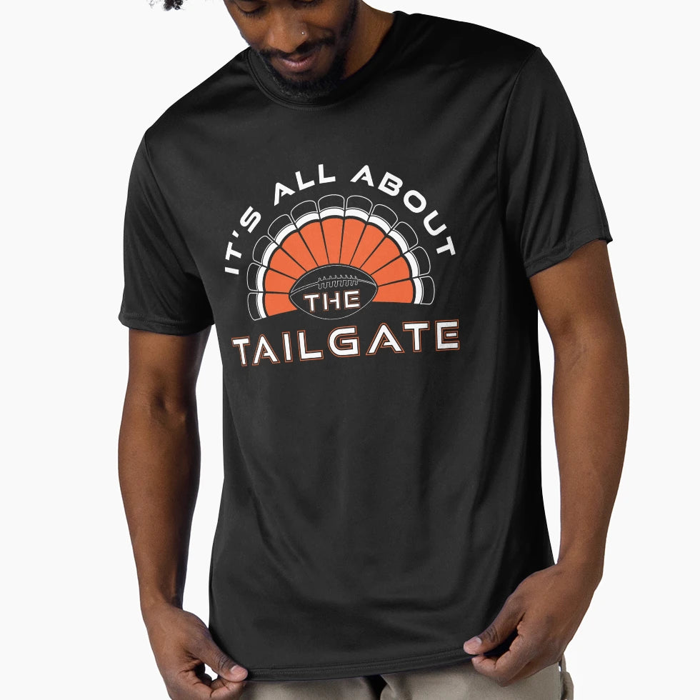 Its All About Tailgate Blacksburg T-Shirt - Unique Graphic for Adults - T-Shirt, Sweatshirt, Hoodie
