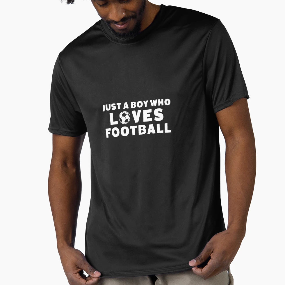 Just Who Loves Football T-Shirt - Aesthetic Graphic Unisex - T-Shirt, Sweatshirt, Hoodie