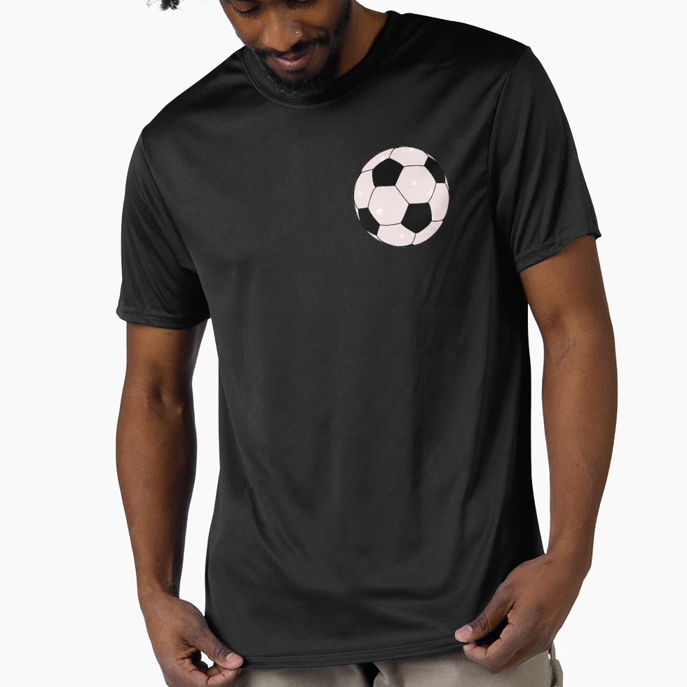Star Soccer Ball T-Shirt - Graphic Print Unisex - T-Shirt, Sweatshirt, Hoodie