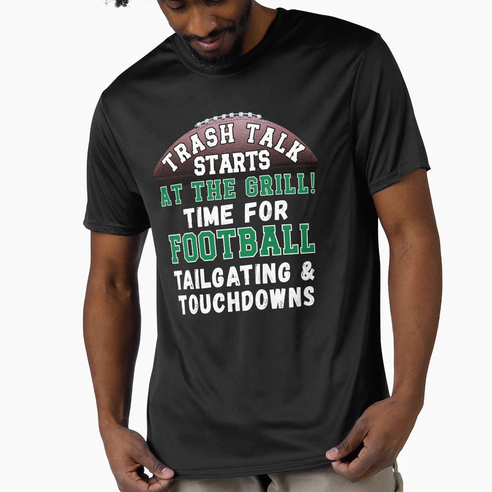 Funny Football Trash Talk Grill T-Shirt - Casual Everyday Wear for Adults - T-Shirt, Sweatshirt, Hoodie