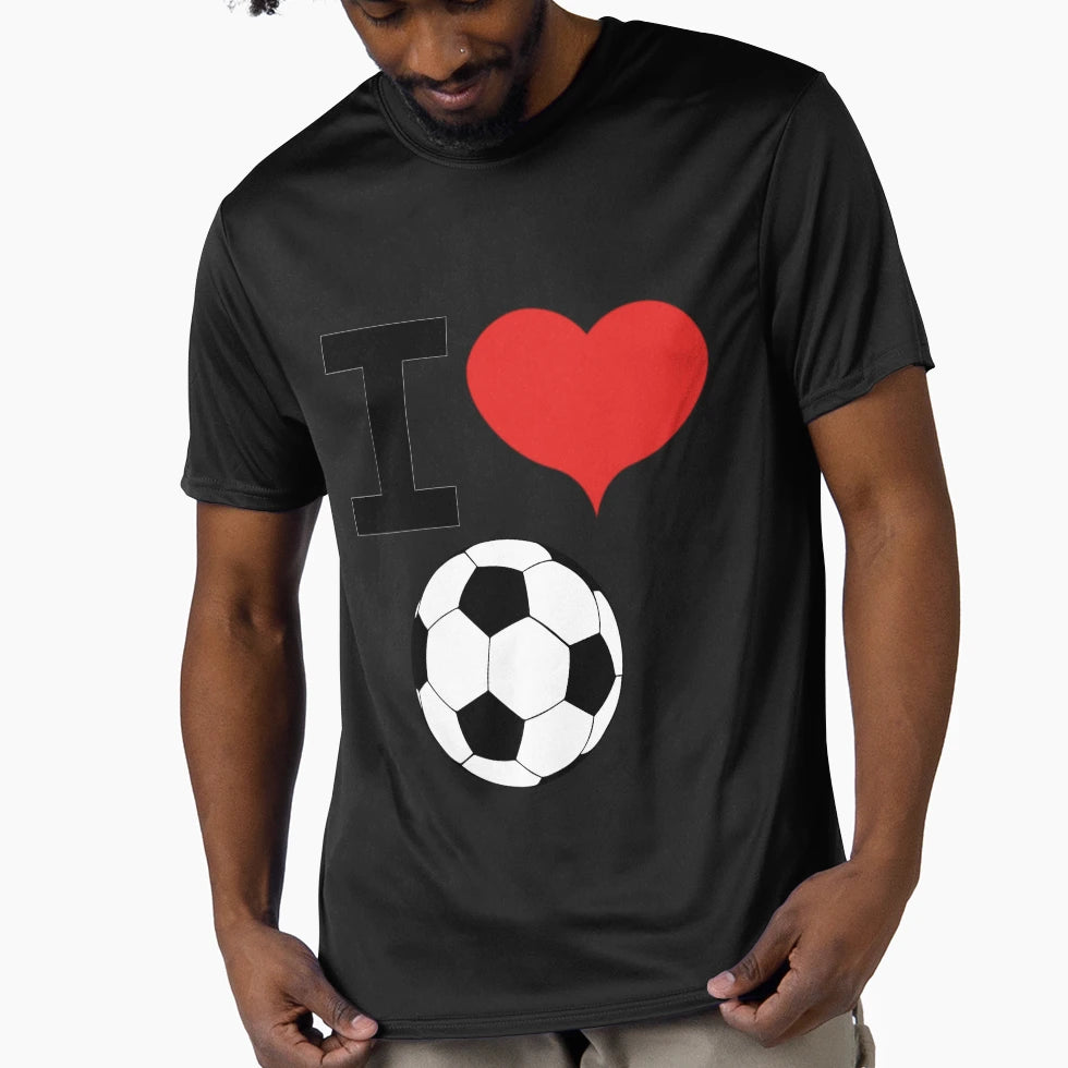 I Love Football T-Shirt - Casual Everyday Wear Unisex - T-Shirt, Sweatshirt, Hoodie