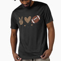 Fun Love Football Leopard American T-Shirt - Streetwear Style Men Women - T-Shirt, Sweatshirt, Hoodie