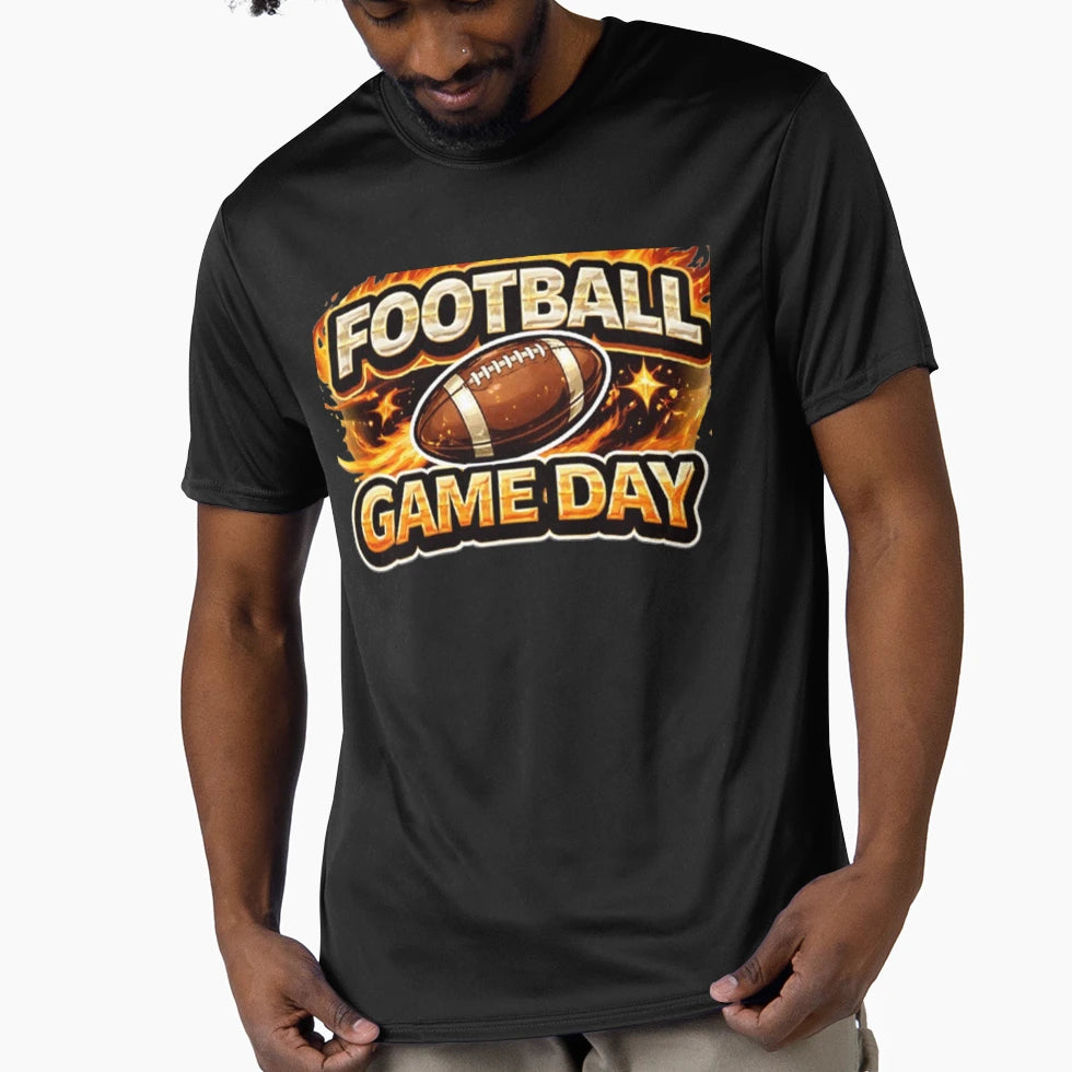 Fierry Football T-Shirt - Minimalist Print for Adults - T-Shirt, Sweatshirt, Hoodie