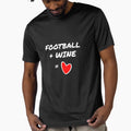 Football Wine Love T-Shirt - Aesthetic Graphic Unisex - T-Shirt, Sweatshirt, Hoodie