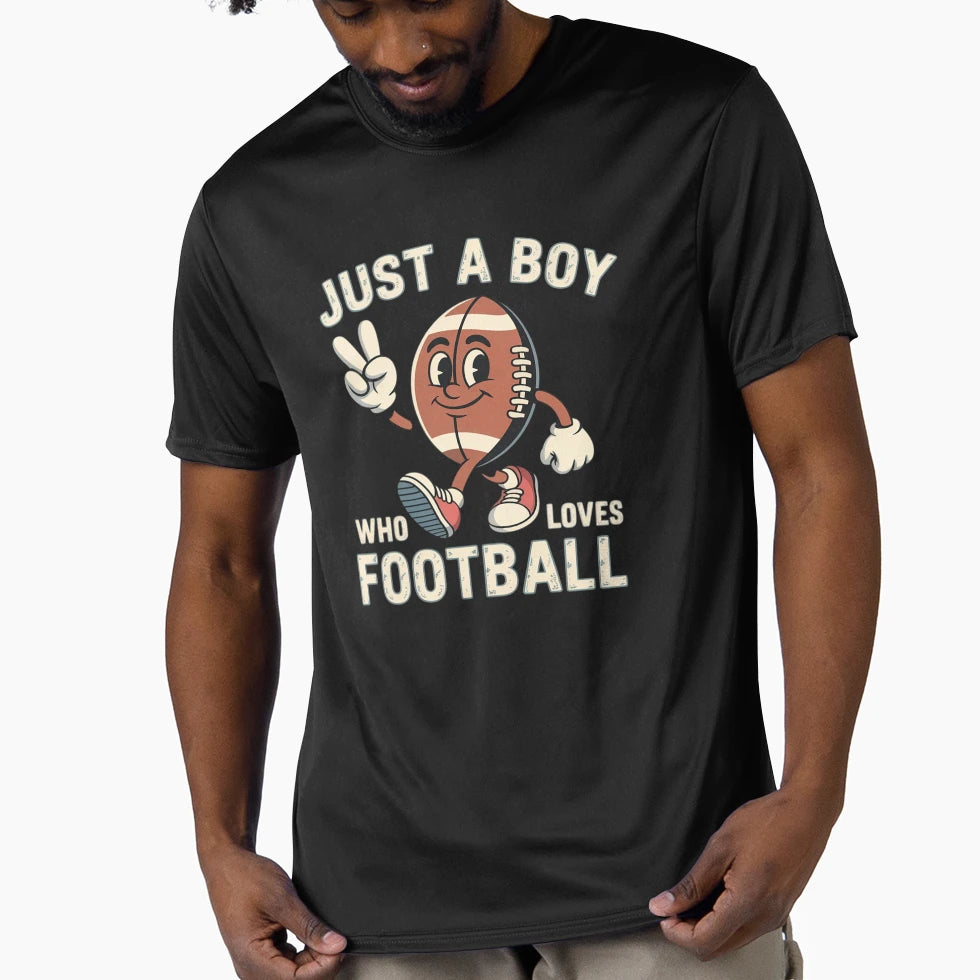 Just Who Loves Football T-Shirt - Novelty Apparel for Adults - T-Shirt, Sweatshirt, Hoodie