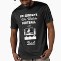 Sundays We Watch Football Dad T-Shirt - Graphic Print for Adults - T-Shirt, Sweatshirt, Hoodie