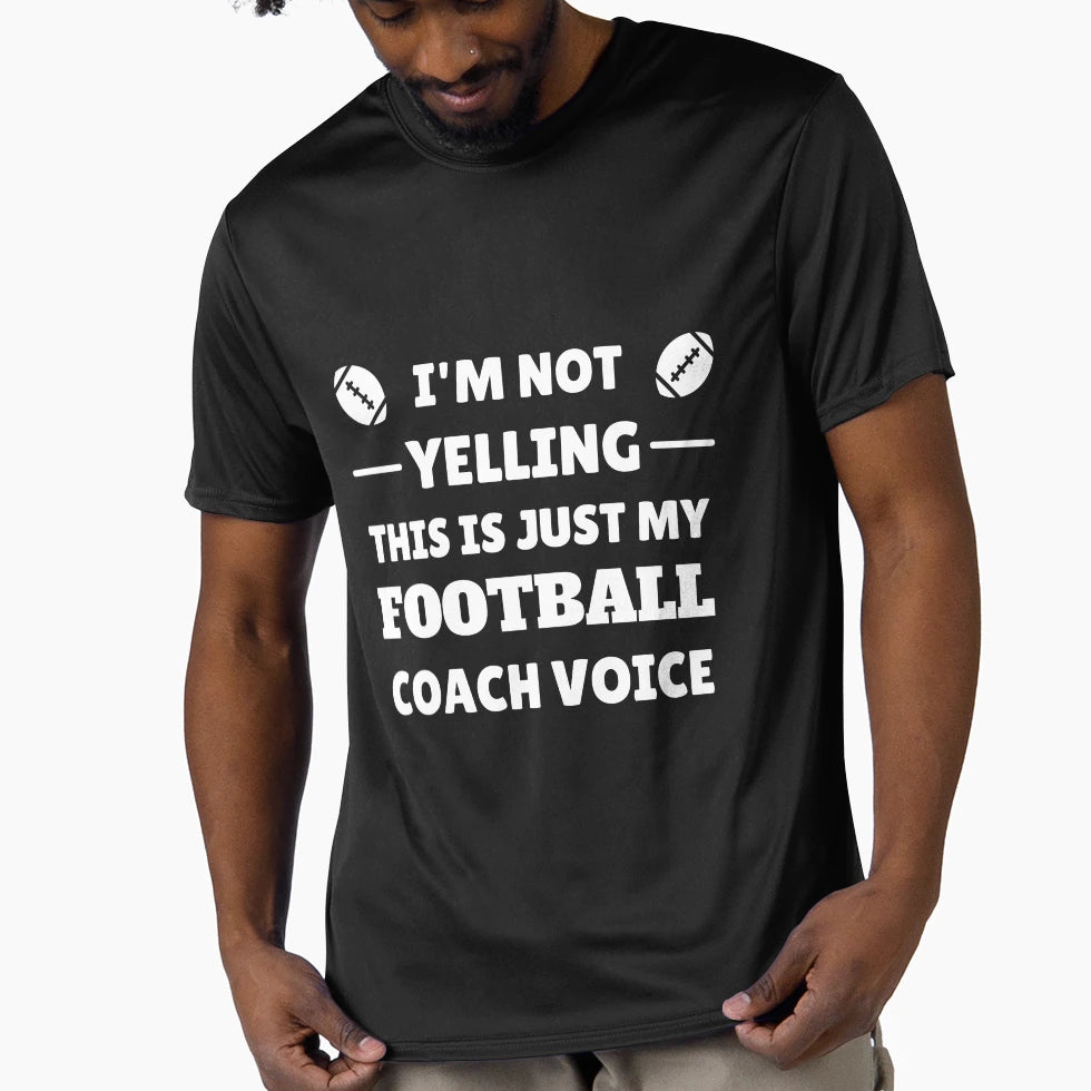 American Football Coach Sports T-Shirt - Aesthetic Graphic for Adults - T-Shirt, Sweatshirt, Hoodie