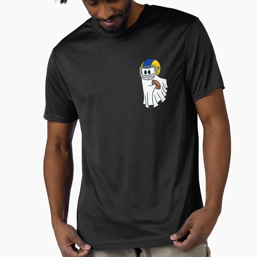 Funny Football Ghost T-Shirt - Aesthetic Graphic for Adults - T-Shirt, Sweatshirt, Hoodie