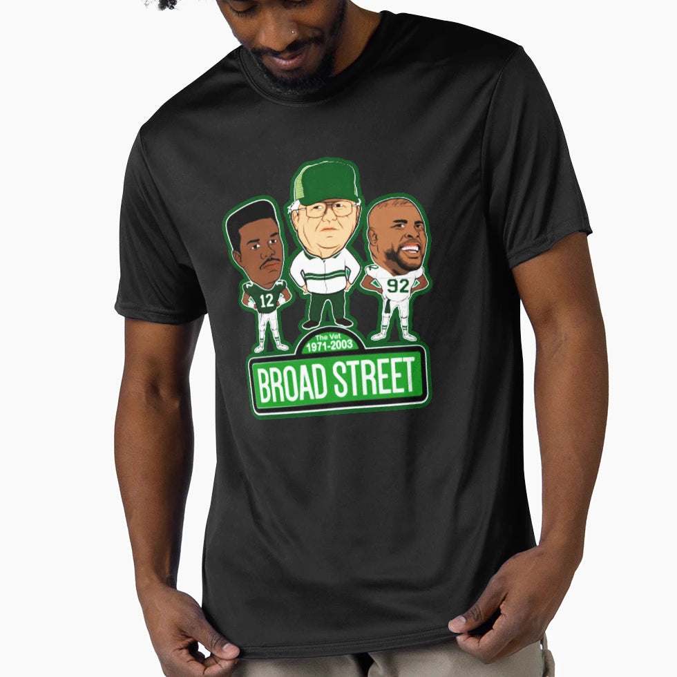 Broad Street Philadelphia Football T-Shirt - Graphic Print for Adults - T-Shirt, Sweatshirt, Hoodie