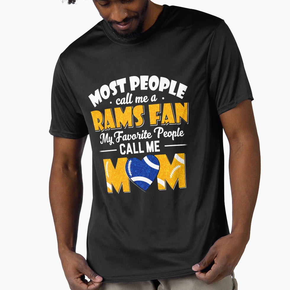 Most People Call Me Rams Fan My T-Shirt - Aesthetic Graphic for Adults - T-Shirt, Sweatshirt, Hoodie