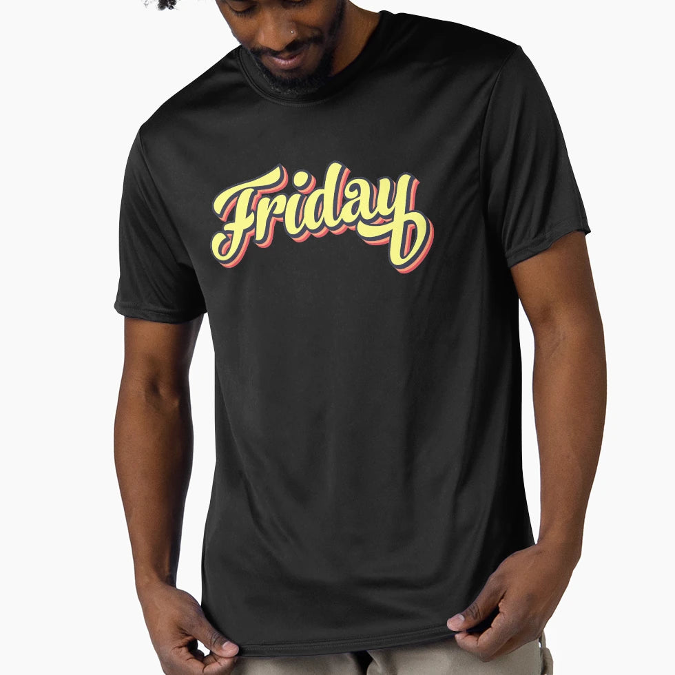 Colorful Font Friday T-Shirt - Aesthetic Graphic Unisex - T-Shirt, Sweatshirt, Hoodie
