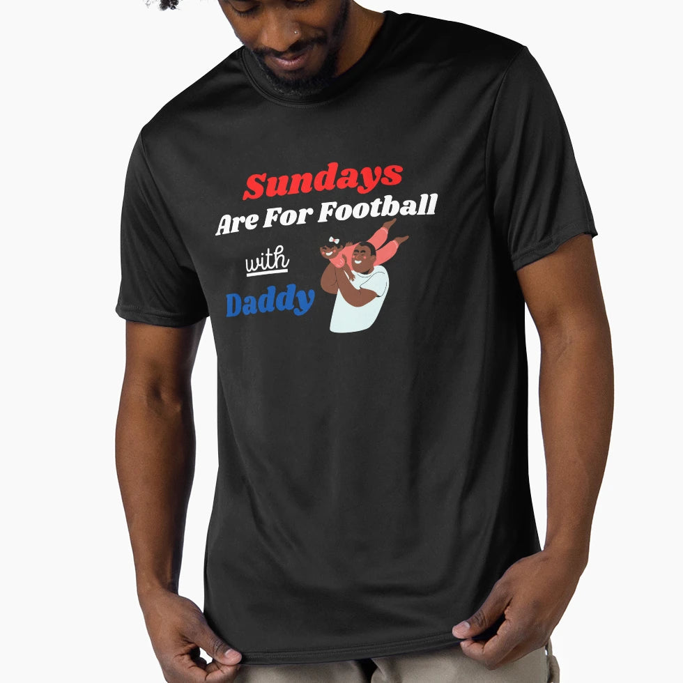 Sundays Are Football Daddy T-Shirt - Novelty Apparel Men Women - T-Shirt, Sweatshirt, Hoodie
