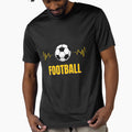 Football Heartbeat Soccer Pulse Fan Gift T-Shirt - Graphic Print Unisex - T-Shirt, Sweatshirt, Hoodie