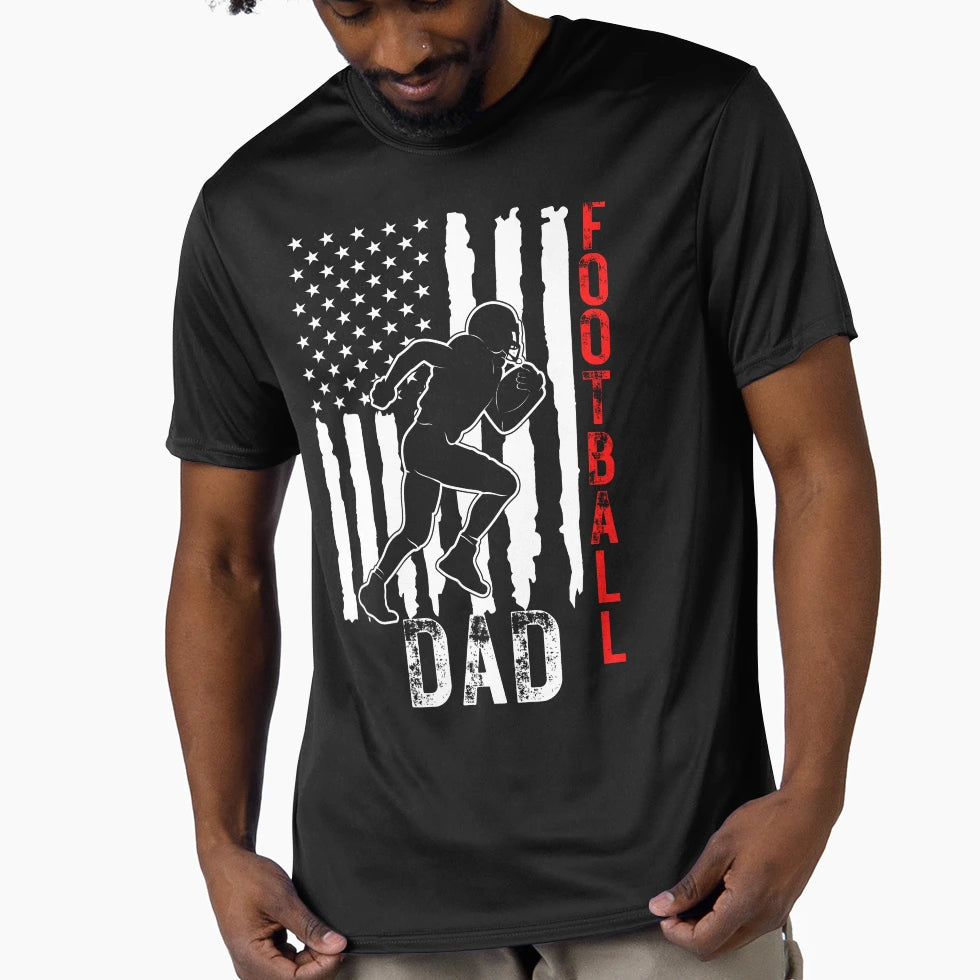 Football Dad Gifts T-Shirt - Minimalist Print Men Women - T-Shirt, Sweatshirt, Hoodie