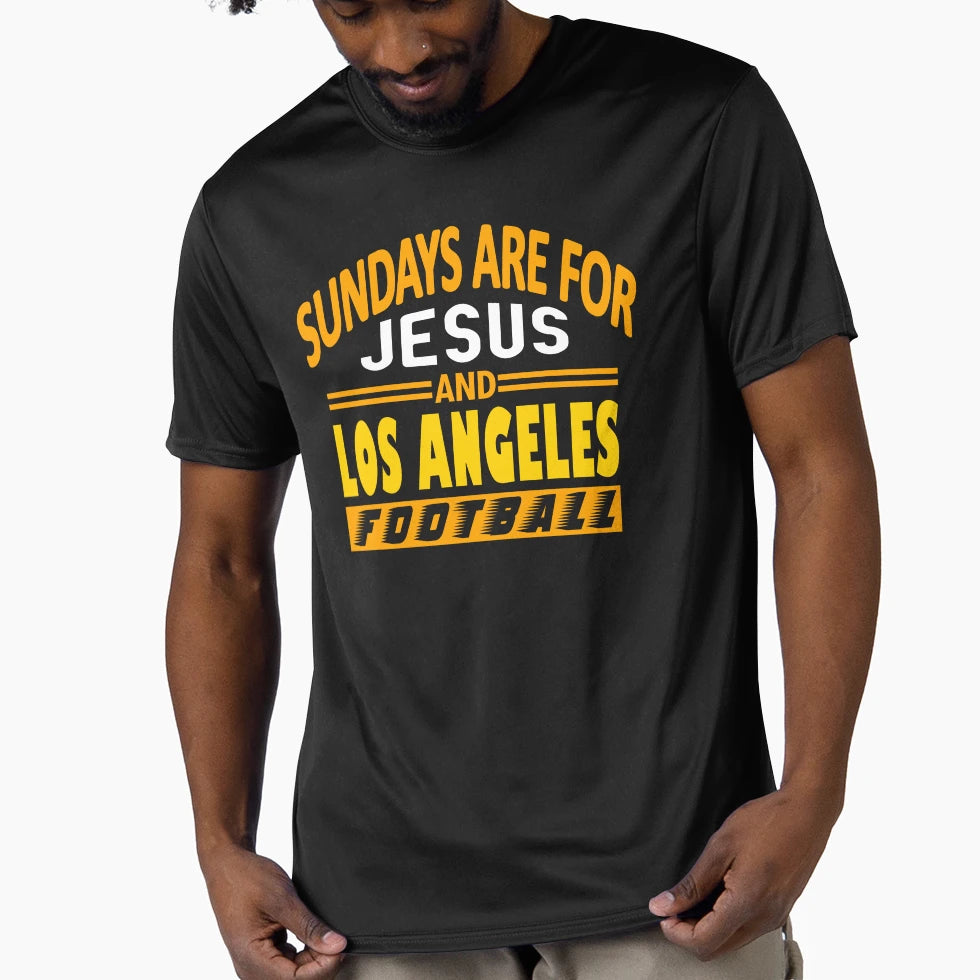 Funny Los Angeles Football Fan Sundays T-Shirt - Streetwear Style Unisex - T-Shirt, Sweatshirt, Hoodie