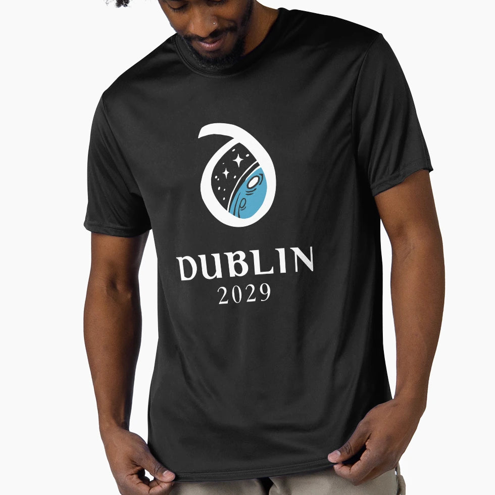 Dublin2029 Bid Logo Big White T-Shirt - Graphic Print for Adults - T-Shirt, Sweatshirt, Hoodie