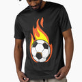 Soccer Fire T-Shirt - Casual Everyday Wear Men Women - T-Shirt, Sweatshirt, Hoodie