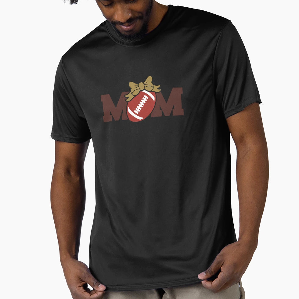 Mom Football T-Shirt - Novelty Apparel Unisex - T-Shirt, Sweatshirt, Hoodie